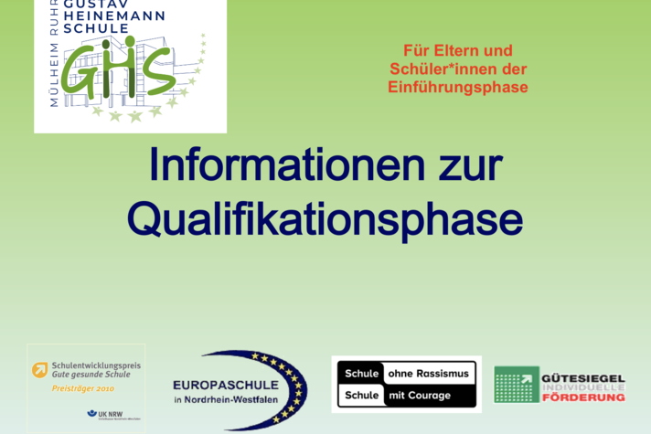 Infos zur Qualifikationsphase