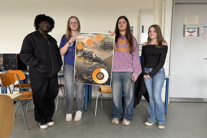 MINT-Girls sind Luftschadstoffen auf der Spur