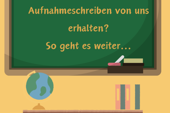 Ihr Kind wurde zum Schuljahr 2025/2026 an unserer Schule aufgenommen?