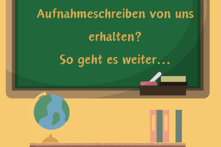 Ihr Kind wurde zum Schuljahr 2024/2025 an unserer Schule aufgenommen?